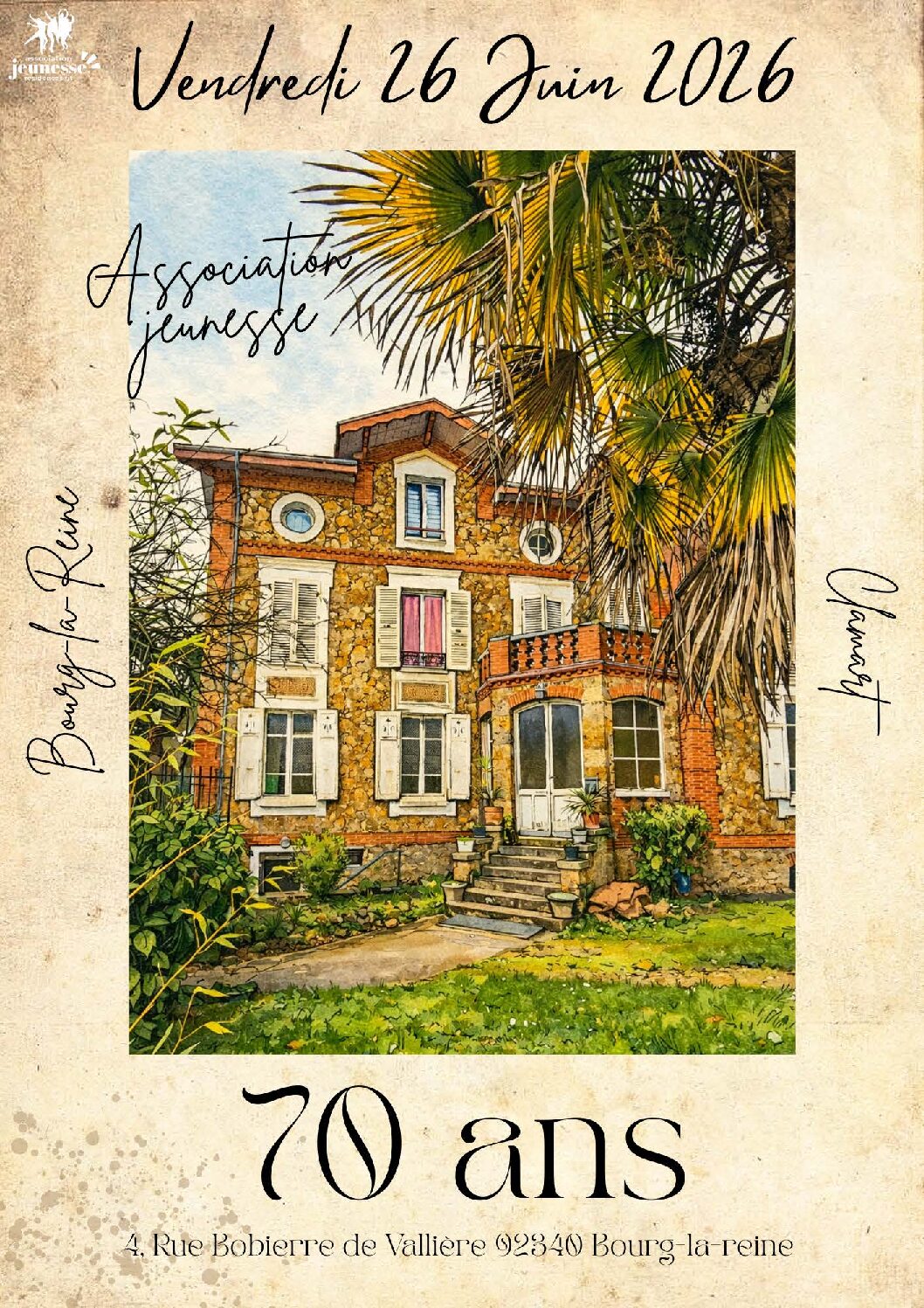 Nous fêtons cette année les 70s de l&rsquo;association